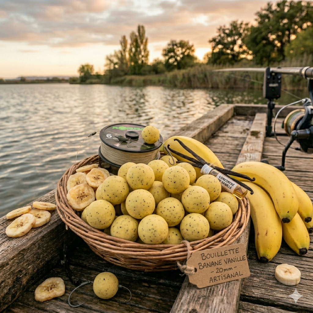 🍌🍦 Nouveauté : Bouillette Banane Vanille, le duo légendaire qui cartonne sur toutes les eaux !